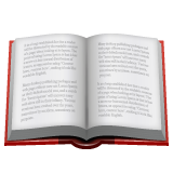 打开的书本emoji素材一 160x160像素