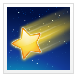 流星emoji素材一 160x160像素