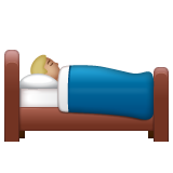 卧床者:中浅肤色emoji素材一 160x160像素
