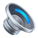 扬声器中等音量emoji素材一 160x160像素