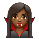 吸血鬼：中黑肤色emoji素材一 160x160像素
