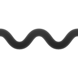 波浪形短划线emoji素材一 160x160像素