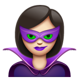 女超级恶棍:浅肤色emoji素材一 160x160像素