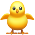苹果系统里的正面小雏鸡emoji表情