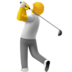 苹果系统里的个人高尔夫emoji表情