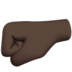 苹果系统里的左拳:黑肤色emoji表情