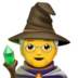 苹果系统里的法师emoji表情
