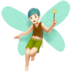 苹果系统里的男仙子：浅肤色emoji表情
