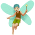 苹果系统里的男仙子：中浅肤色emoji表情