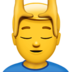 苹果系统里的男人在按摩emoji表情