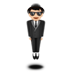 苹果系统里的西服飘逸者：浅肤色emoji表情