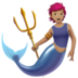 苹果系统里的美人鱼:中等肤色emoji表情