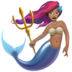 苹果系统里的美人鱼:中等肤色emoji表情