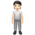 苹果系统里的站立者:浅肤色emoji表情
