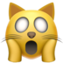 苹果系统里的疲倦的猫emoji表情