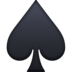 Facebook上的黑桃纸牌emoji表情
