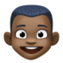 Facebook上的男孩：深色肤色emoji表情