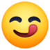 Facebook上的馋嘴的笑脸emoji表情