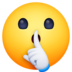 Facebook上的嘘声的脸emoji表情