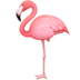 Facebook上的火烈鸟emoji表情