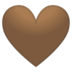 安卓系统里的棕心emoji表情