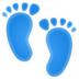安卓系统里的脚印emoji表情