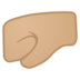 安卓系统里的左拳:中浅肤色emoji表情