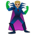 安卓系统里的男超级恶棍:中浅肤色emoji表情
