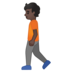 安卓系统里的行走的人:深色肤色emoji表情