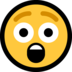 Windows系统里的惊讶的脸emoji表情