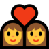 Windows系统里的情侣:女人,女人emoji表情
