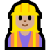 Windows系统里的女工：中浅肤色emoji表情