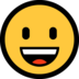 Windows系统里的笑容满面emoji表情