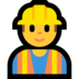 Windows系统里的施工员emoji表情