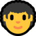 Windows系统里的男：卷发emoji表情