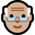 Windows系统里的老人:中浅肤色emoji表情