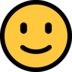 Windows系统里的略带微笑的脸emoji表情