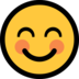 Windows系统里的微笑的脸和微笑的眼睛emoji表情
