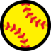 Windows系统里的垒球emoji表情