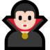 Windows系统里的吸血鬼：浅肤色emoji表情