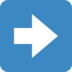 Twitter里的右箭头emoji表情