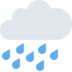 Twitter里的雨云emoji表情