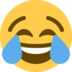 Twitter里的喜极而泣emoji表情