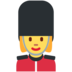 Twitter里的女警卫emoji表情