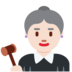 Twitter里的女法官：肤色浅emoji表情