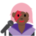 Twitter里的女歌手:深色肤色emoji表情