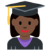 Twitter里的女学生:深色肤色emoji表情