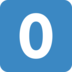Twitter里的键帽数字0emoji表情