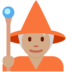 Twitter里的法师：中等肤色emoji表情