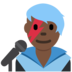 Twitter里的男歌手：黑肤色emoji表情